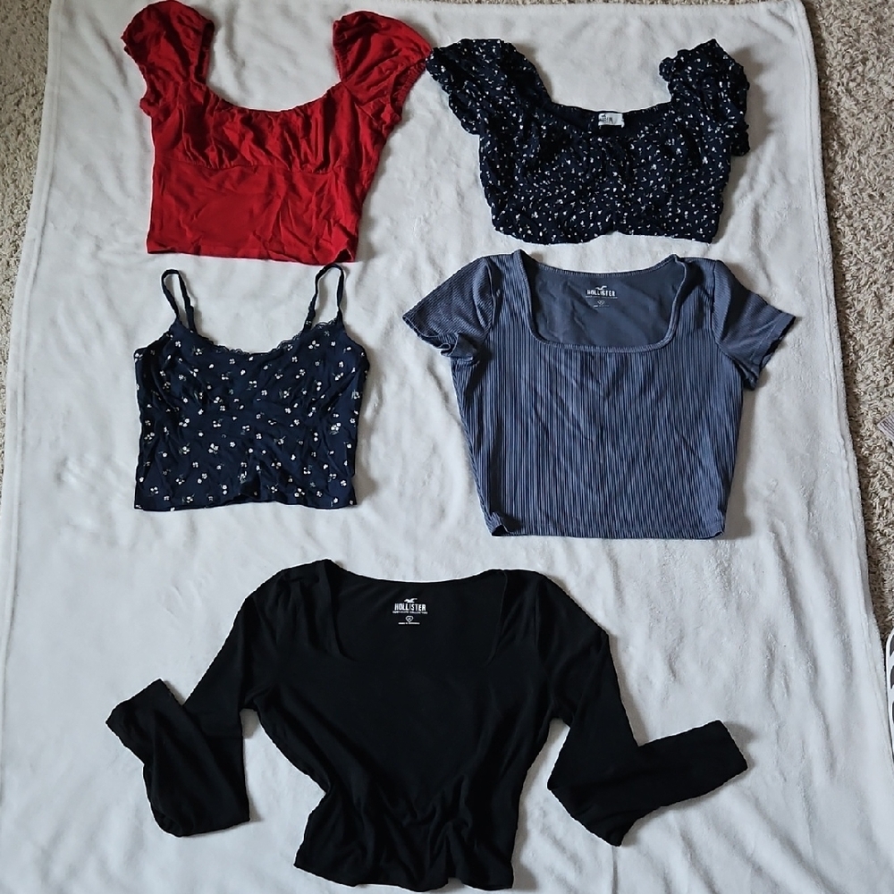 Lot of 5 Hollister Tops